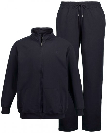 JP1880 802933 Ensemble jogging veste et pantalon Bleu marine - Survêtements - Survêtements homme grande taille