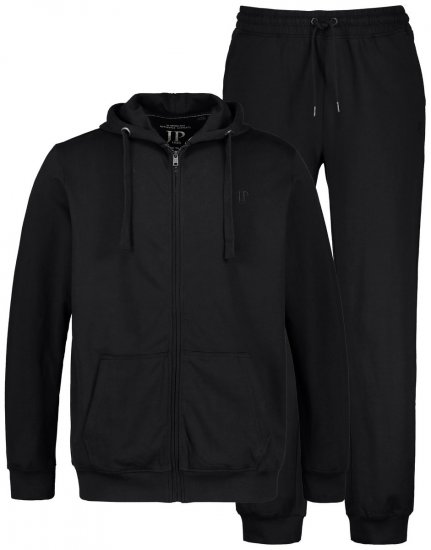 JP1880 802934 Ensemble jogging veste à capuche et pantalon Noir - Survêtements - Survêtements homme grande taille