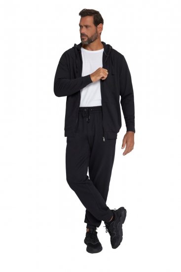 JP1880 802934 Ensemble jogging veste à capuche et pantalon Noir - Survêtements - Survêtements homme grande taille