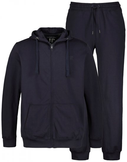 JP1880 802934 Ensemble jogging veste à capuche et pantalon Bleu marine - Survêtements - Survêtements homme grande taille