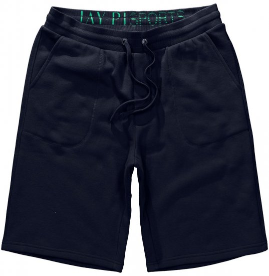 Jay-Pi 804151 Short de jogging Bleu marine - Pantalons/shorts de survêtement - Survêtement/jogging grandes tailles