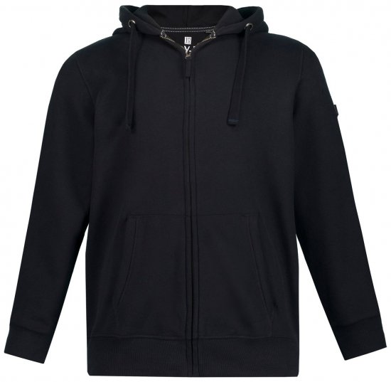 Jay-Pi 804164 Veste sweat à capuche Noir - Sweatshirts & hoodies - Sweatshirts/Hoodies grande taille homme