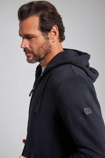 Jay-Pi 804164 Veste sweat à capuche Noir - Sweatshirts & hoodies - Sweatshirts/Hoodies grande taille homme