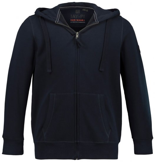 Jay-Pi 804164 Veste sweat à capuche Bleu marine - Sweatshirts & hoodies - Sweatshirts/Hoodies grande taille homme