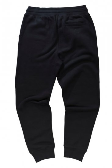 Jay-Pi 804175 Pantalon de jogging coupe ajustée avec poches latérales Noir - Pantalons/shorts de survêtement - Survêtement/jogging grandes tailles