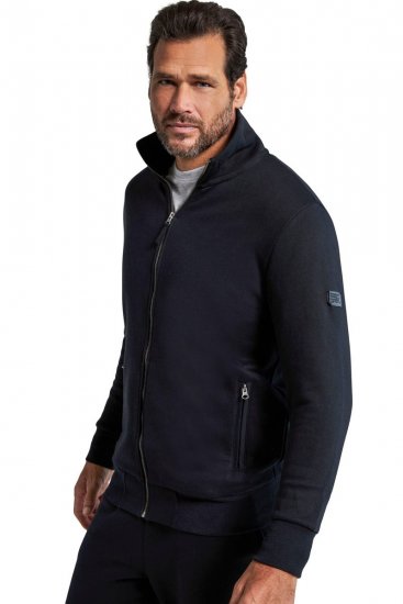 Jay-Pi 804180 Veste sweat à col montant Noir - Sweatshirts & hoodies - Sweatshirts/Hoodies grande taille homme