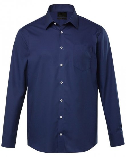 JP1880 Shirt Business Long Sleeve Navy - Chemises - Chemises Grandes Tailles Hommes