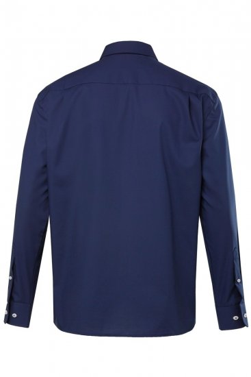 JP1880 804890 Chemise business sans repassage manches longues Bleu marine TALL - TALL chemises - Chemises TALL grande longueur