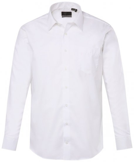 JP1880 804890 Chemise business sans repassage manches longues Blanc TALL - TALL chemises - Chemises TALL grande longueur