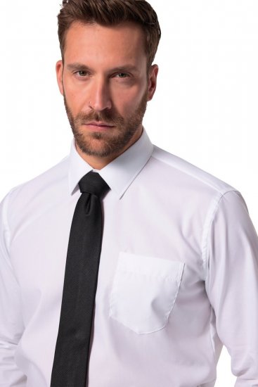 JP1880 804890 Chemise business sans repassage manches longues Blanc - Chemises - Chemises Grandes Tailles Hommes