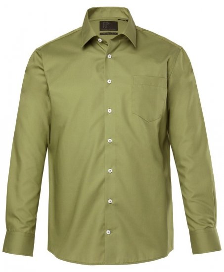 JP1880 Shirt Business Long Sleeve Green - Chemises - Chemises Grandes Tailles Hommes