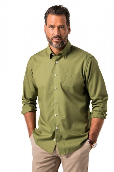 JP1880 Shirt Business Long Sleeve Green - Chemises - Chemises Grandes Tailles Hommes