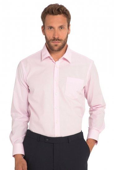 JP1880 Shirt Business Long Sleeve Pink - Chemises - Chemises Grandes Tailles Hommes