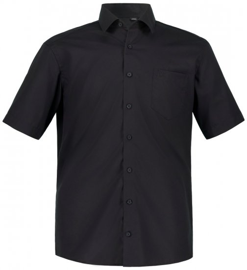 JP1880 804891 Chemise à manches courtes Noir TALL - TALL chemises - Chemises TALL grande longueur