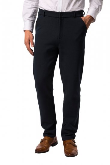 JP1880 New York Flexnamic Chino en jersey Bleu marine - Costumes - Costumes grandes tailles 