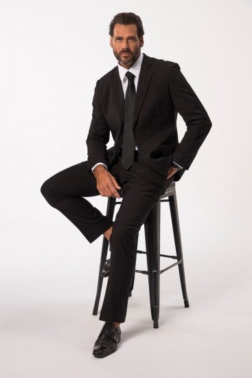 JP1880 Kelto Flexnamic Business Suit Black - Costumes - Costumes grandes tailles 