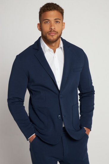 JP1880 New York Flexnamic Blazer en jersey Bleu nuit - Costumes - Costumes grandes tailles 