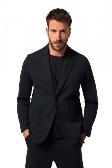 JP1880 New York Flexnamic Blazer en jersey Bleu marine - Costumes - Costumes grandes tailles 