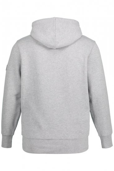 JAY-PI Hoodie with Soft Brushed Interior Grey - Sweatshirts & hoodies - Sweatshirts/Hoodies grande taille homme