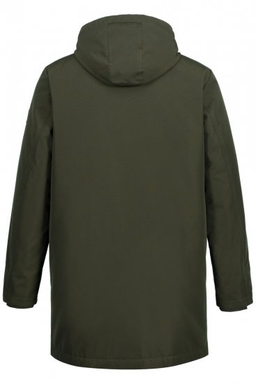 JP1880 808794 Longue parka Vert olive - Vestes - Vestes Homme Grandes Tailles
