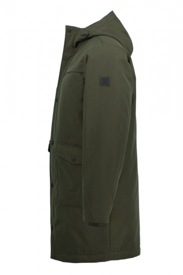 JP1880 808794 Longue parka Vert olive - Vestes - Vestes Homme Grandes Tailles