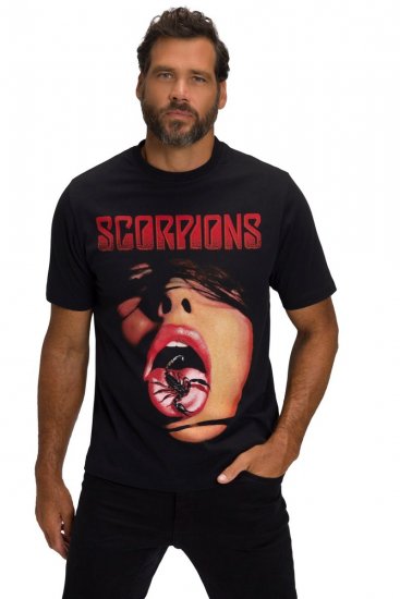 JP1880 Scorpions Graphic Comfort Fit Band T-Shirt Black - T-shirts - T-shirts Homme Grande Taille