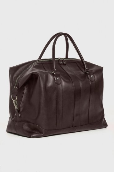 JP1880 810787 Sac de voyage en cuir d'agneau nappa Marron foncé - Sacs - 