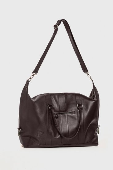 JP1880 810787 Sac de voyage en cuir d'agneau nappa Marron foncé - Sacs - 