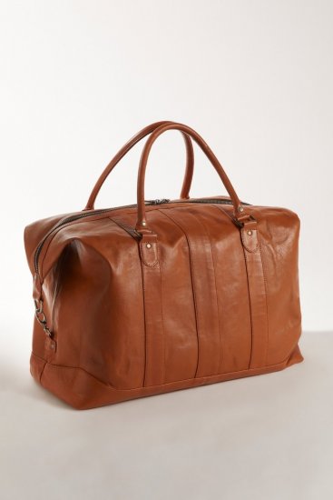JP1880 810787 Sac de voyage en cuir d'agneau nappa Marron cognac - Sacs - 