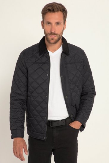 JP1880 Jacket Quilted Black - Vestes - Vestes Homme Grandes Tailles