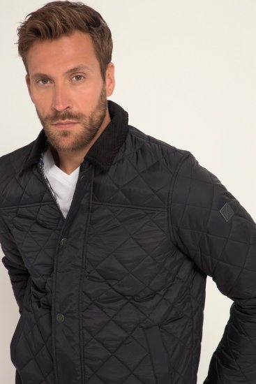 JP1880 Jacket Quilted Black - Vestes - Vestes Homme Grandes Tailles