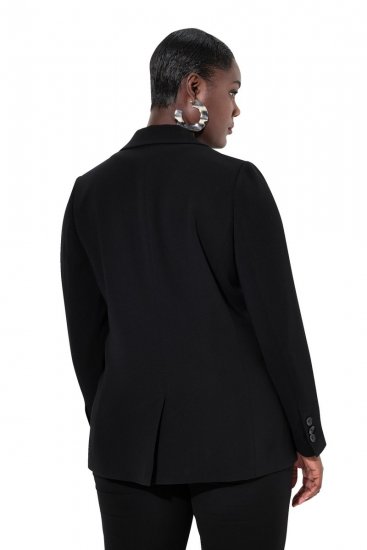 Ulla Popken 811944 Blazer classique Noir - Blazers - Blazers grande taille pour femme