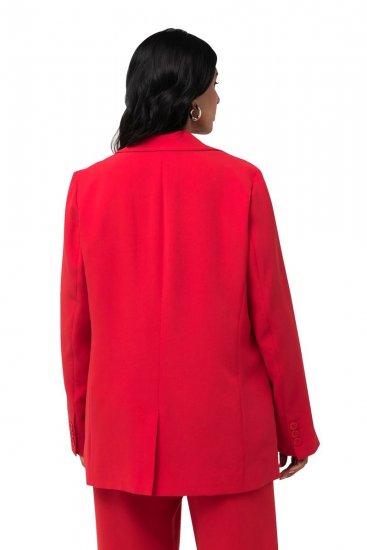 Ulla Popken 811944 Blazer classique Rouge - Blazers - Blazers grande taille pour femme