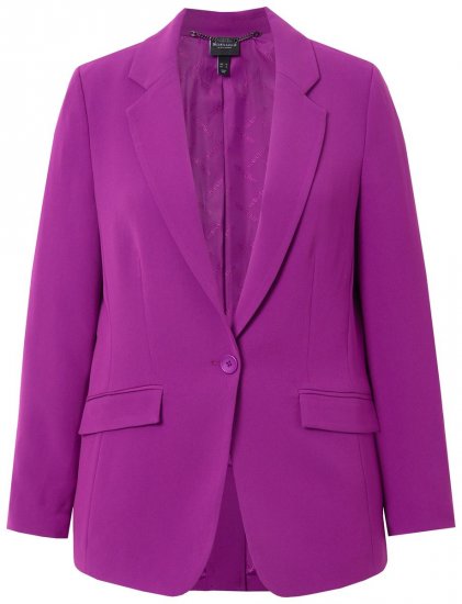 Ulla Popken 811944 Blazer classique Prune - Blazers - Blazers grande taille pour femme