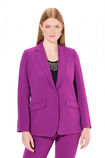 Ulla Popken 811944 Blazer classique Prune - Blazers - Blazers grande taille pour femme