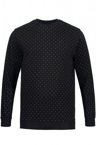 JP1880 Two-piece Pyjamas Long Sleeve and Long Trousers Black - Sous-vêtements & bain - Sous-vêtements Grande Taille