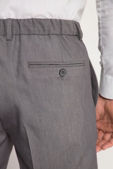 JP1880 Keos Flexnamic Pantalon de costume Gris acier - Costumes - Costumes grandes tailles 