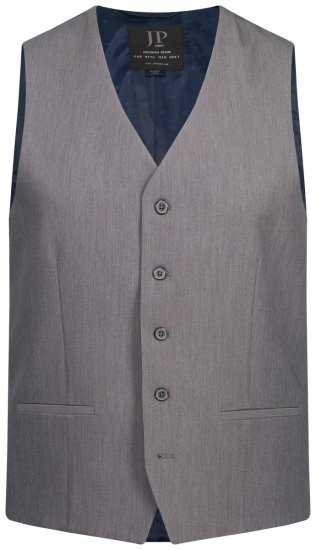 JP1880 Keos Flexnamic Gilet de costume Gris acier - Costumes - Costumes grandes tailles 