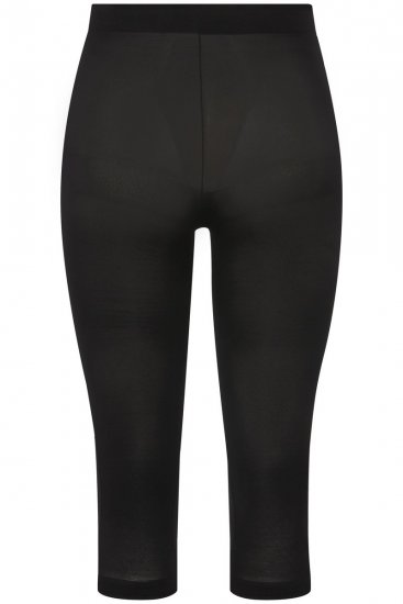 Ulla Popken 815580 Legging collant 3/4 avec protection des cuisses 80 den Noir - Collants & chaussettes - 
