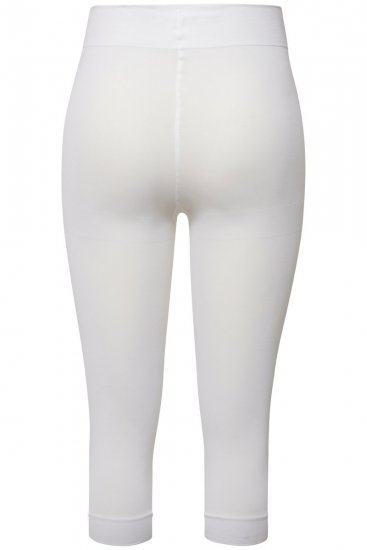 Ulla Popken 815580 Legging collant 3/4 avec protection des cuisses 80 den Blanc - Collants & chaussettes - 