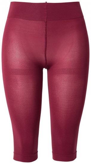 Ulla Popken 815580 Legging collant 3/4 avec protection des cuisses 80 den Rouge - Collants & chaussettes - 