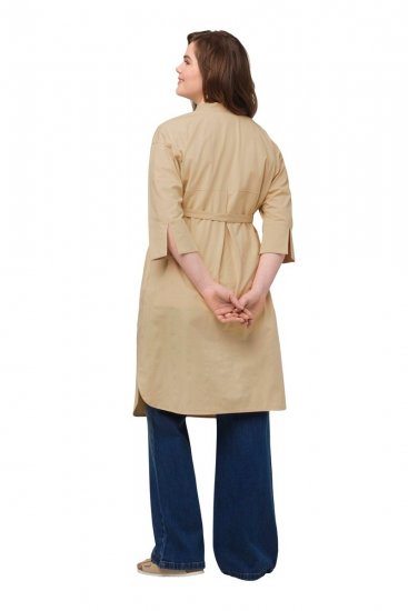 Ulla Popken 816283 Robe chemise Vert clair - Robes - Robes pour toutes les tailles