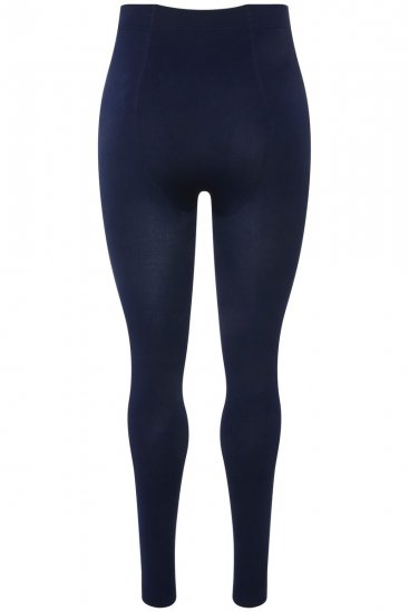 Ulla Popken 819652 Legging collant thermique Bleu marine - Collants & chaussettes - 