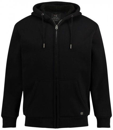 JP1880 820464 Veste à capuche doublée teddy Noir TALL - TALL sweatshirts - Sweats et hoodies TALL
