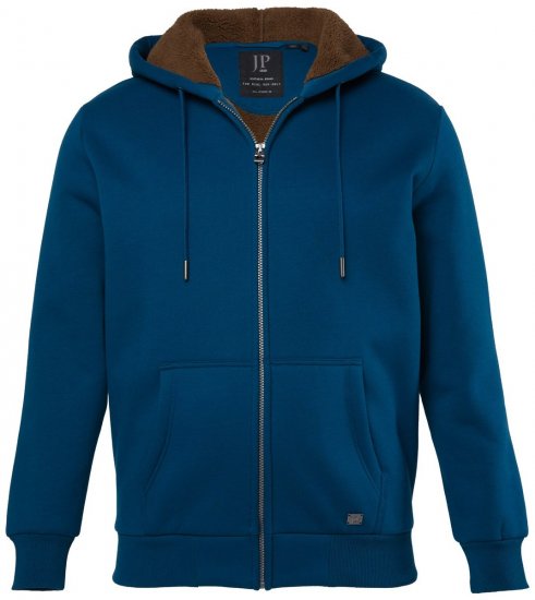 JP1880 820464 Veste à capuche doublée teddy Bleu encre TALL - TALL sweatshirts - Sweats et hoodies TALL