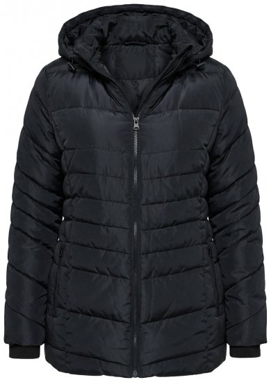 Ulla Popken 820889 Manteau matelassé Noir - Manteaux - Manteaux femme grande taille