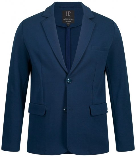 JP1880 New York Flexnamic Blazer en jersey avec poches à rabat Bleu nuit - Costumes - Costumes grandes tailles 