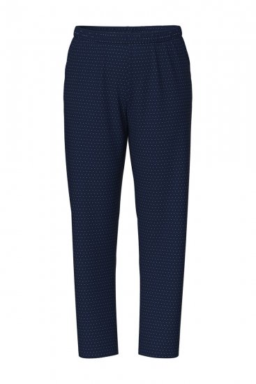 Ulla Popken 821244 Pyjama à pois Bleu marine - Pyjamas/vêtements de détente - 