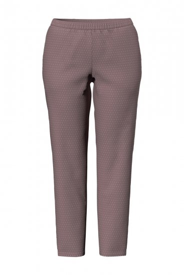 Ulla Popken 821244 Pyjama à pois Marron - Pyjamas/vêtements de détente - 