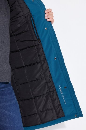 Ulla Popken 821495 Manteau technique Pétrole - Manteaux - Manteaux femme grande taille